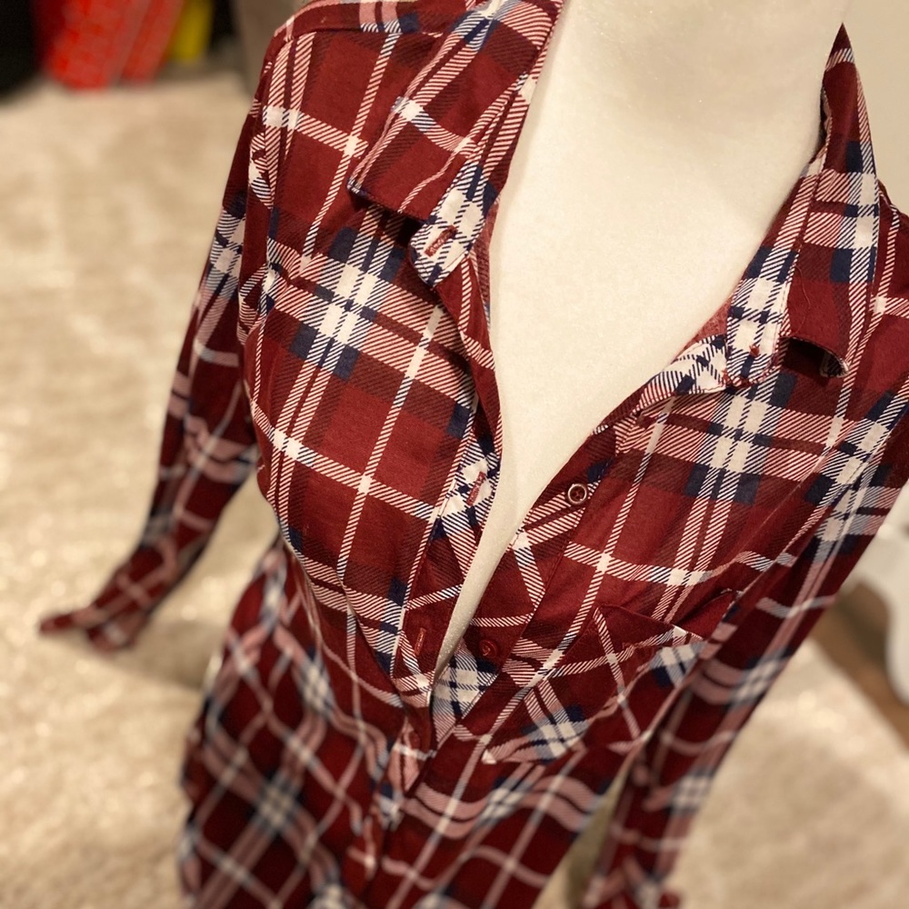 Polly&Esther High low Flannel